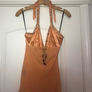 Bebé Halter top with side zipper